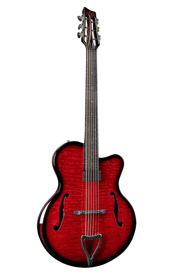 emerald guitars classic guitar in red