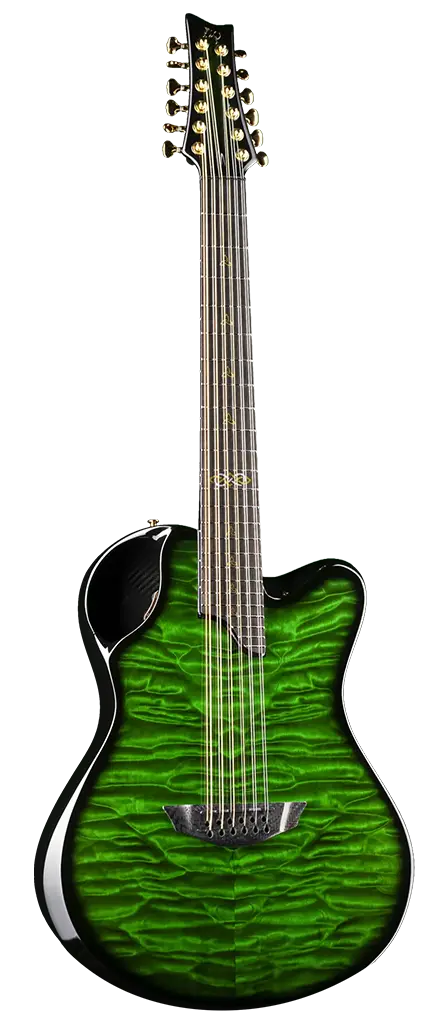 x20 acoustic guitar 12 string carbon fiber dreadnought