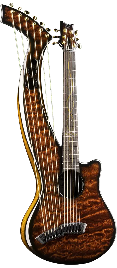 synergy x7 harp travel guitar carbon fiber