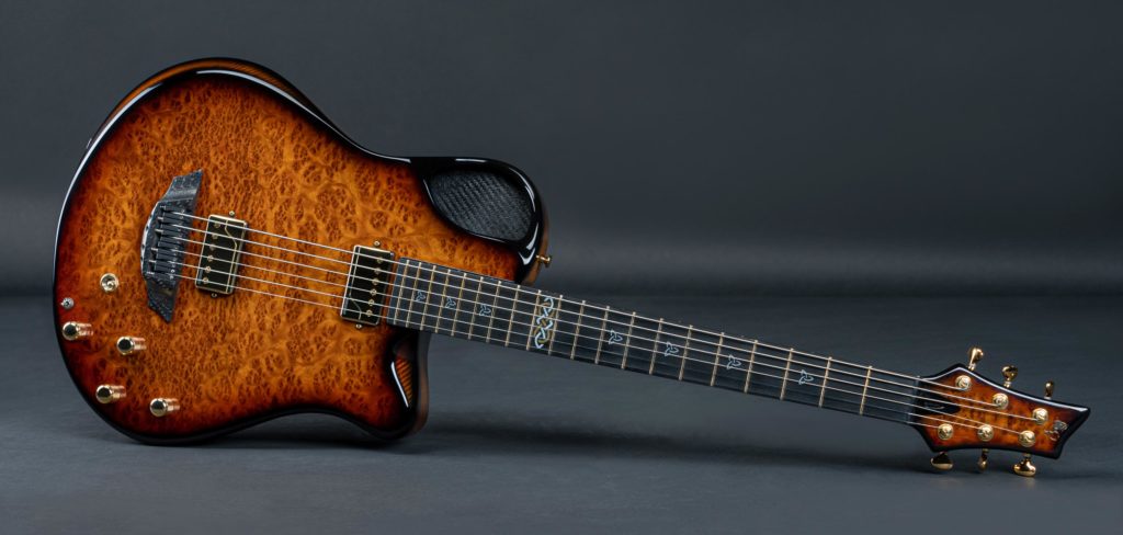 X10 Slimline. Baritone vib Amber Camphor Burl TrinityGhMagmidi 6960 2