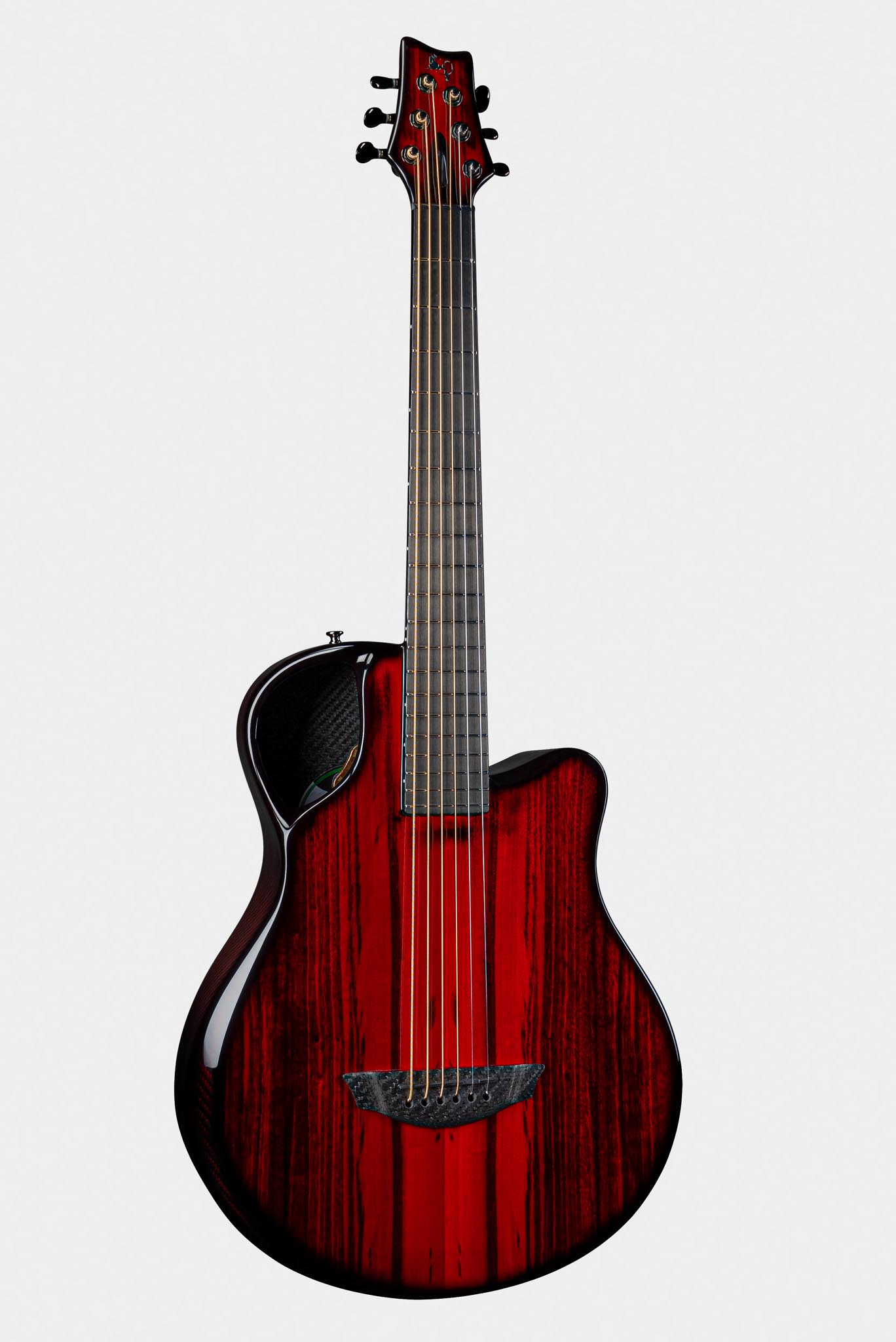 Emerald X7 Guitar in Red Harborica finish