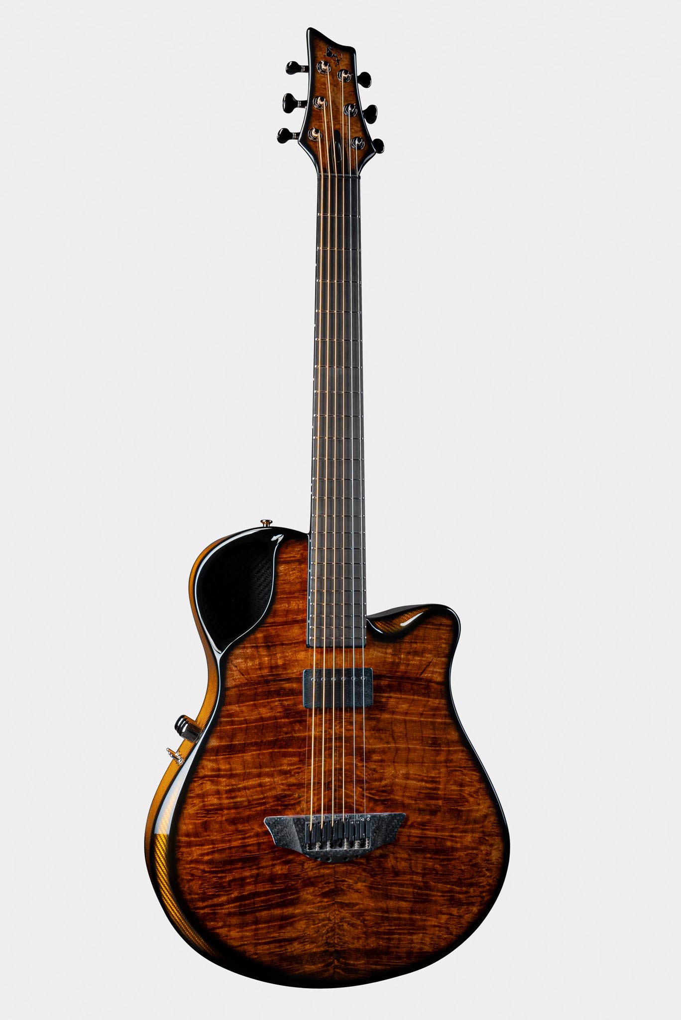 Redwood Burl Emerald Guitars X10 model