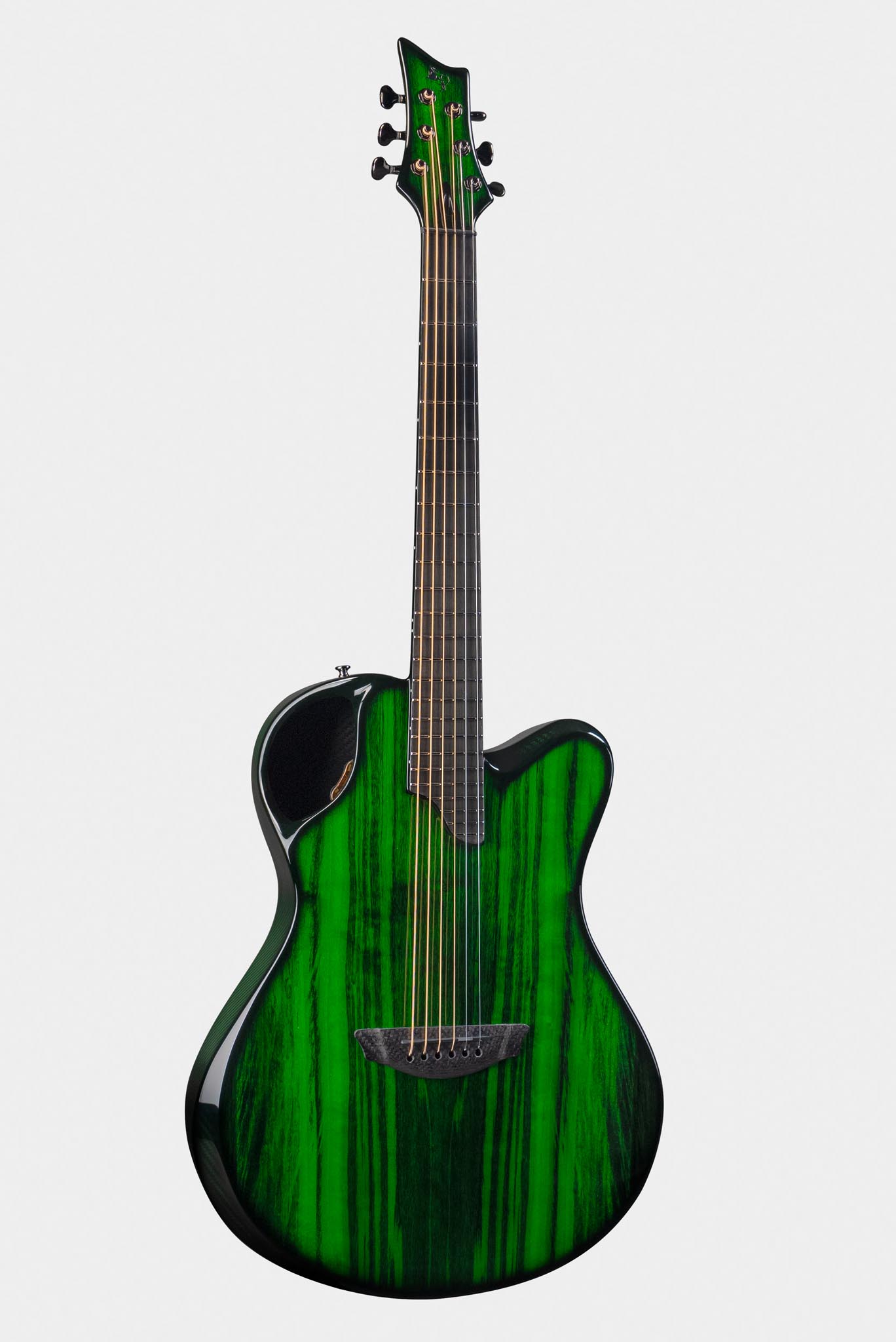 Emerald X20 Green Harbolic Guitar