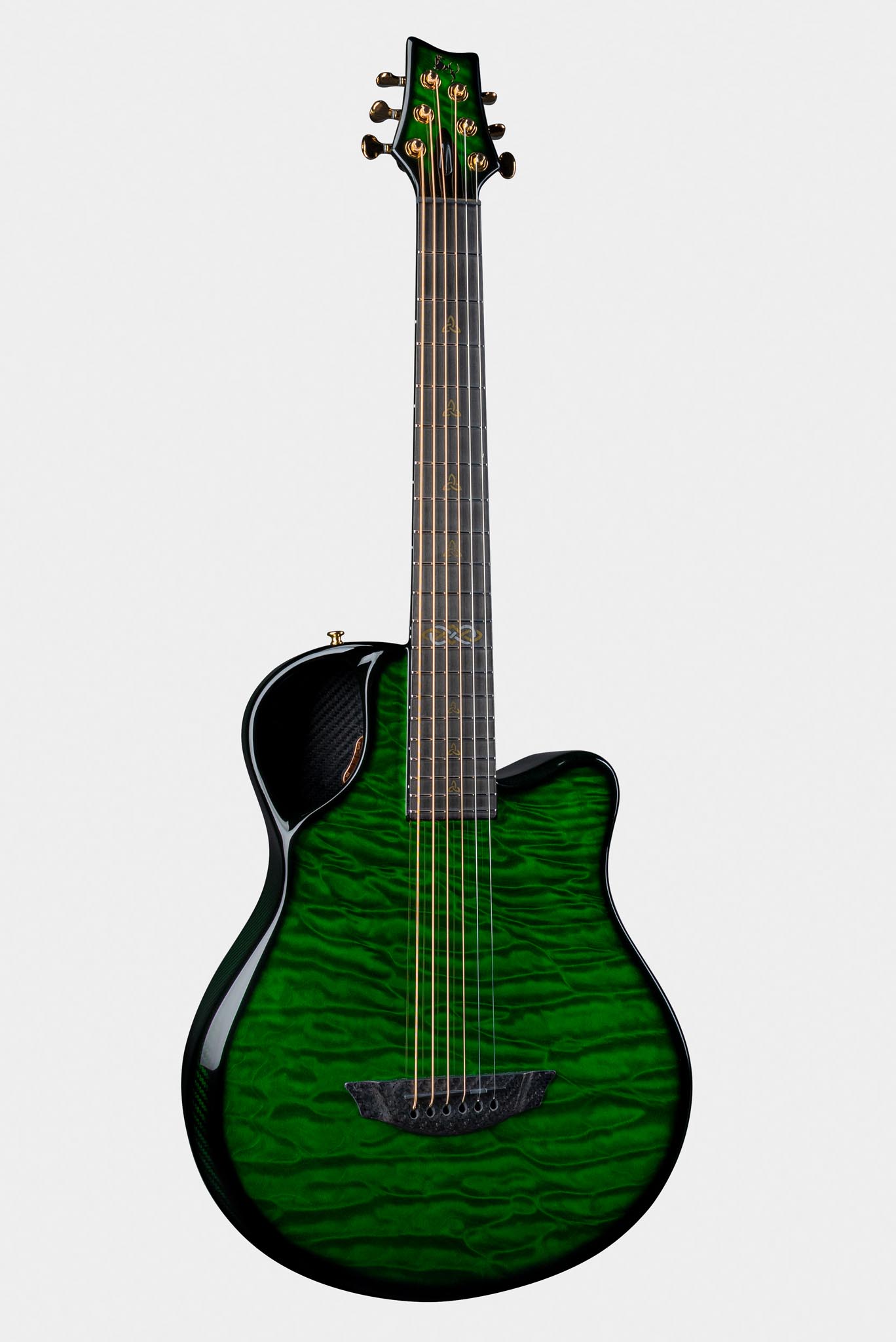 Emerald X7 Acoustic Guitar in Green Finish