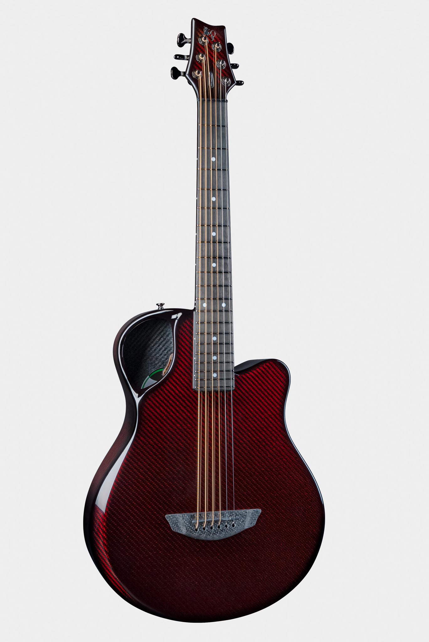 Emerald X7 Guitar with Red Finish