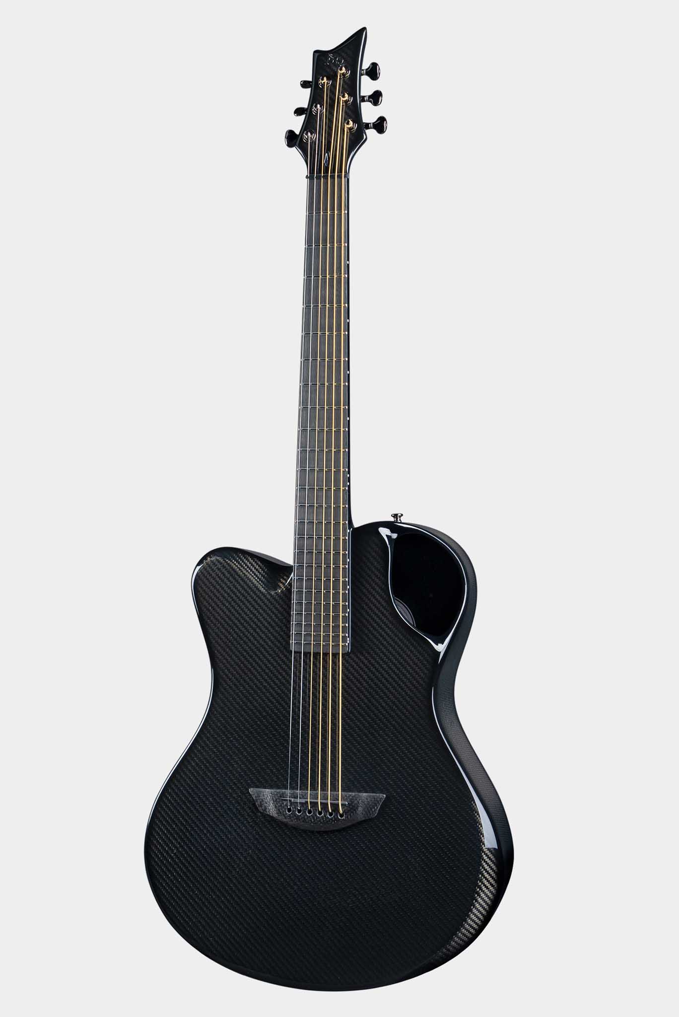 Emerald X20 Lefty Guitar in Black