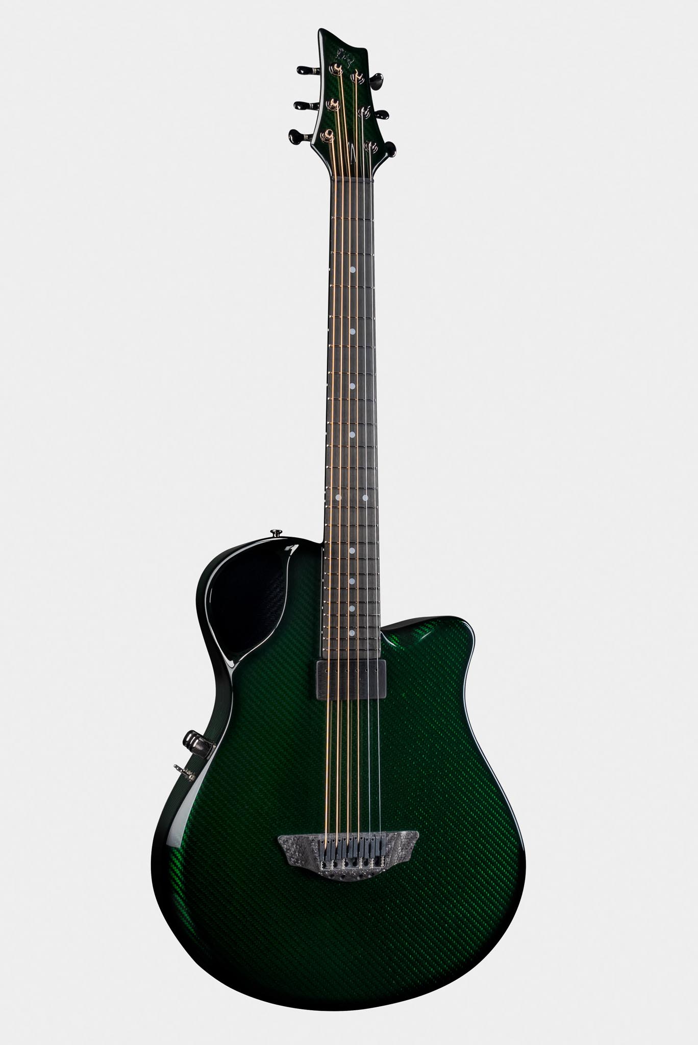 Emerald X10 Carbon Fiber Guitar with Green Finish