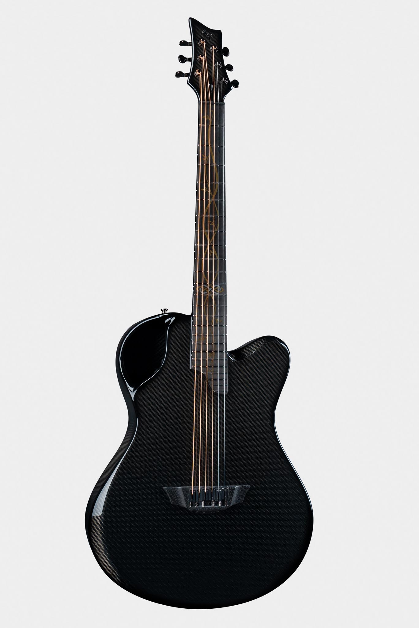 Emerald X20 Carbon Fiber Guitar with Black Finish