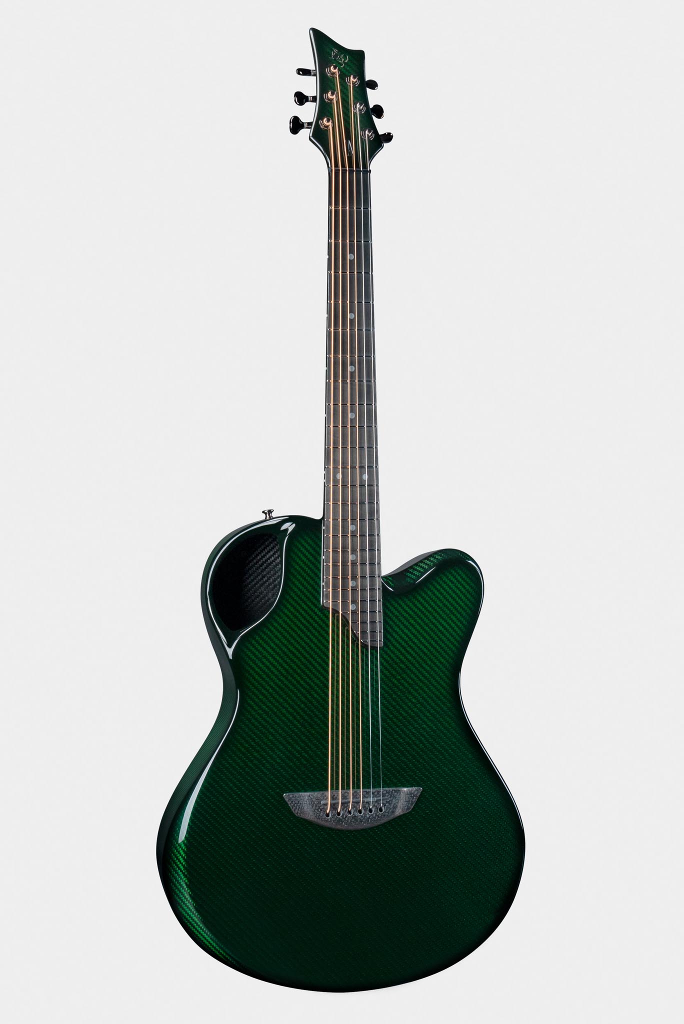 Emerald X20 Carbon Fiber Guitar in Green Finish