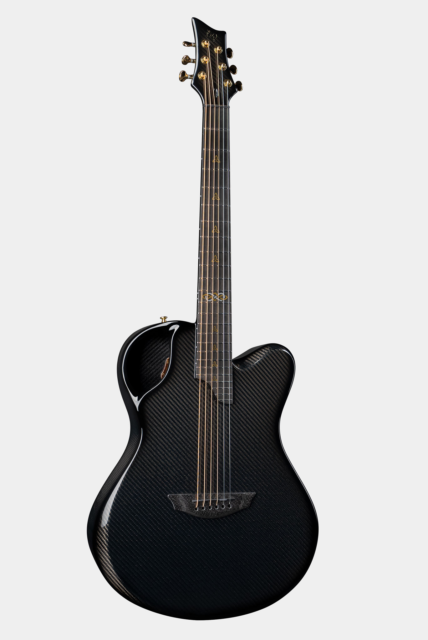Emerald X20 Carbon Fiber Guitar in Black