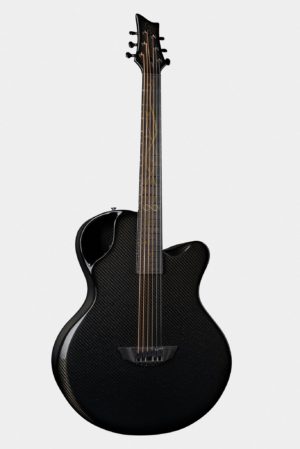 Emerald X30 guitar in elegant black carbon fiber finish