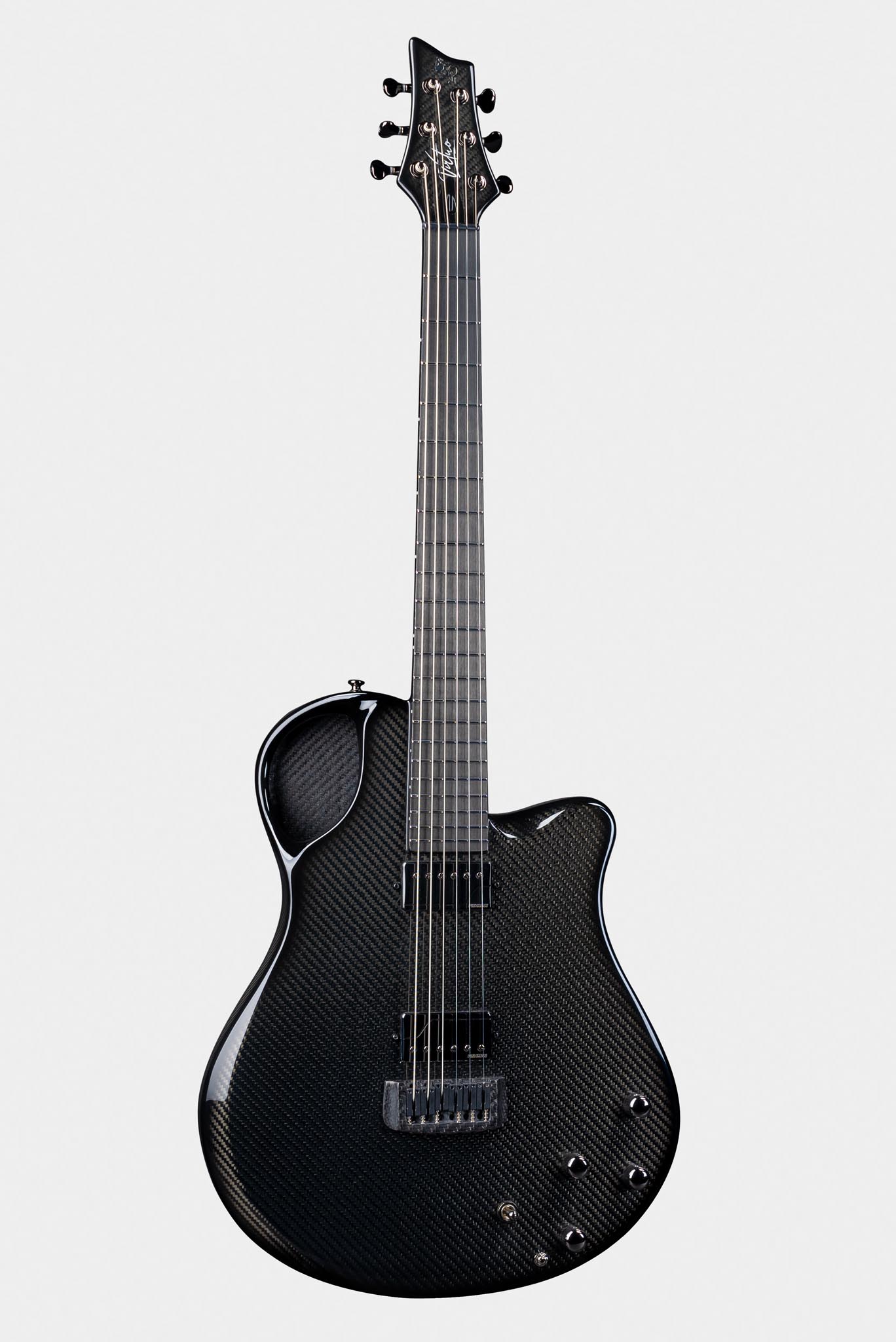 Emerald Virtuo Carbon Fiber Guitar in Black