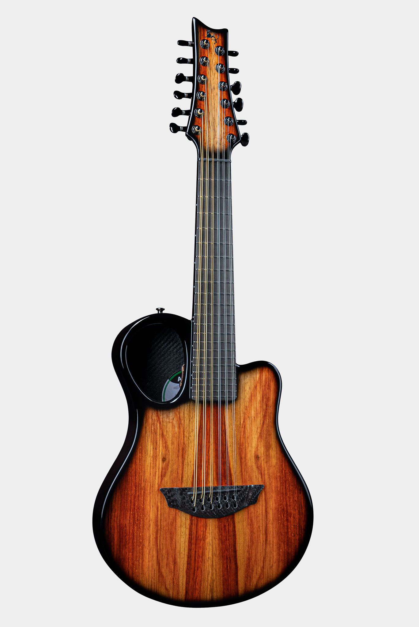 Emerald Amicus Carbon Fiber Guitar in Padauk