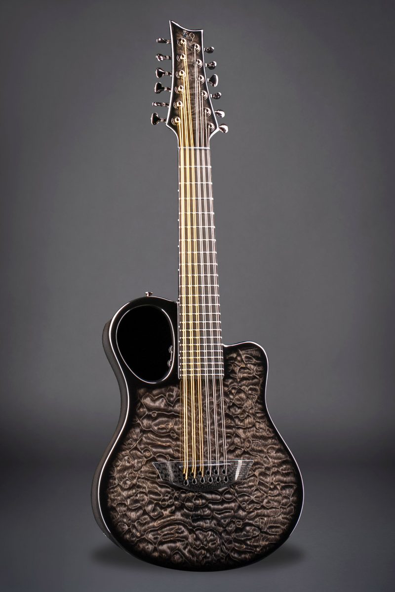 Amicus Black Quilted Maple
