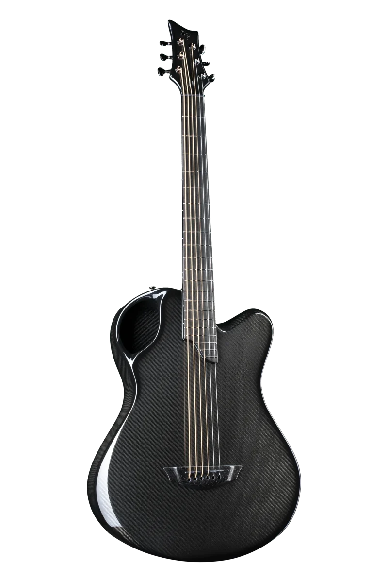 Black Emerald Guitars X20-7 String with sleek design and advanced acoustic features
