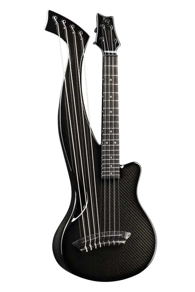 Black Carbon Emerald guitars Synergy Uke