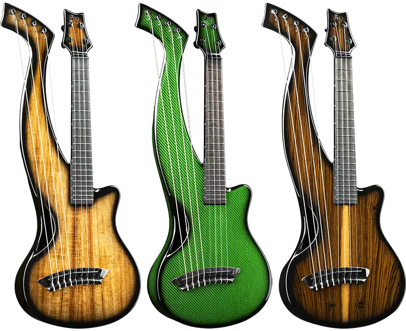 Emerald Guitars Synergy Uke, veneer and carbon fiber