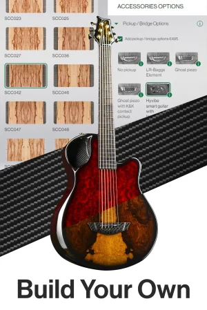 Emerald x7 carbon fiber travel guitar