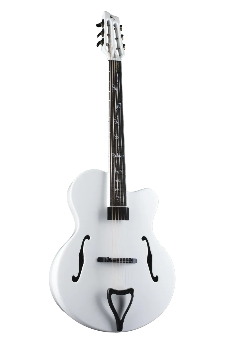 kestrel white carbon fiber classic guitar