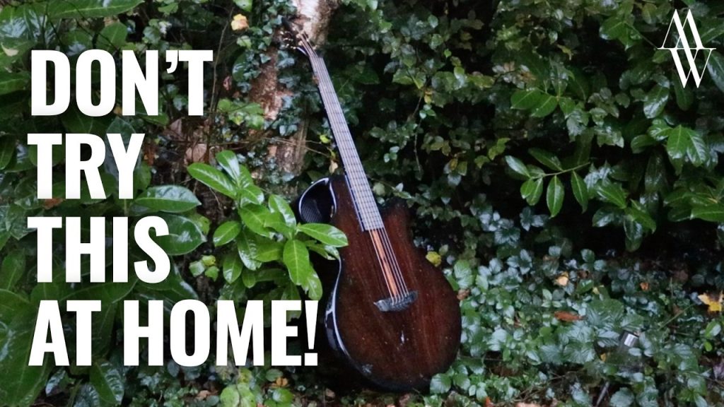 Michael Watts - Acoustic Guitar Outside in The Rain! carbon fiber