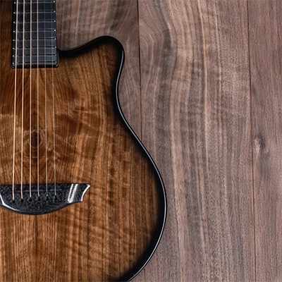 Carbon fiber guitar veneer American walnut