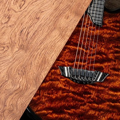 Carbon fiber guitar veneer kawazinga