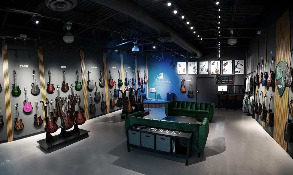 emerald guitars florida USA carbon fiber guitars