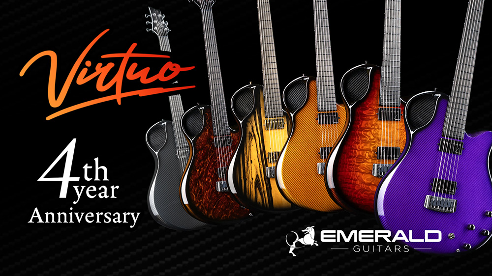 virtuo 4years emerald guitars