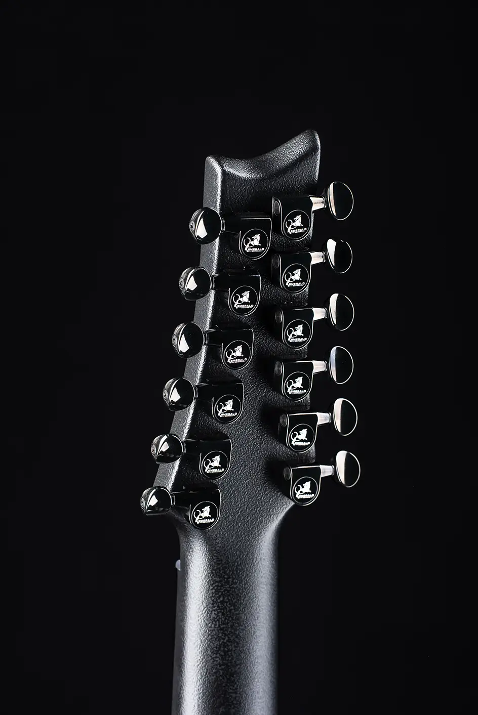 emerald guitars amicus black opus satin finished carbon fiber guitar