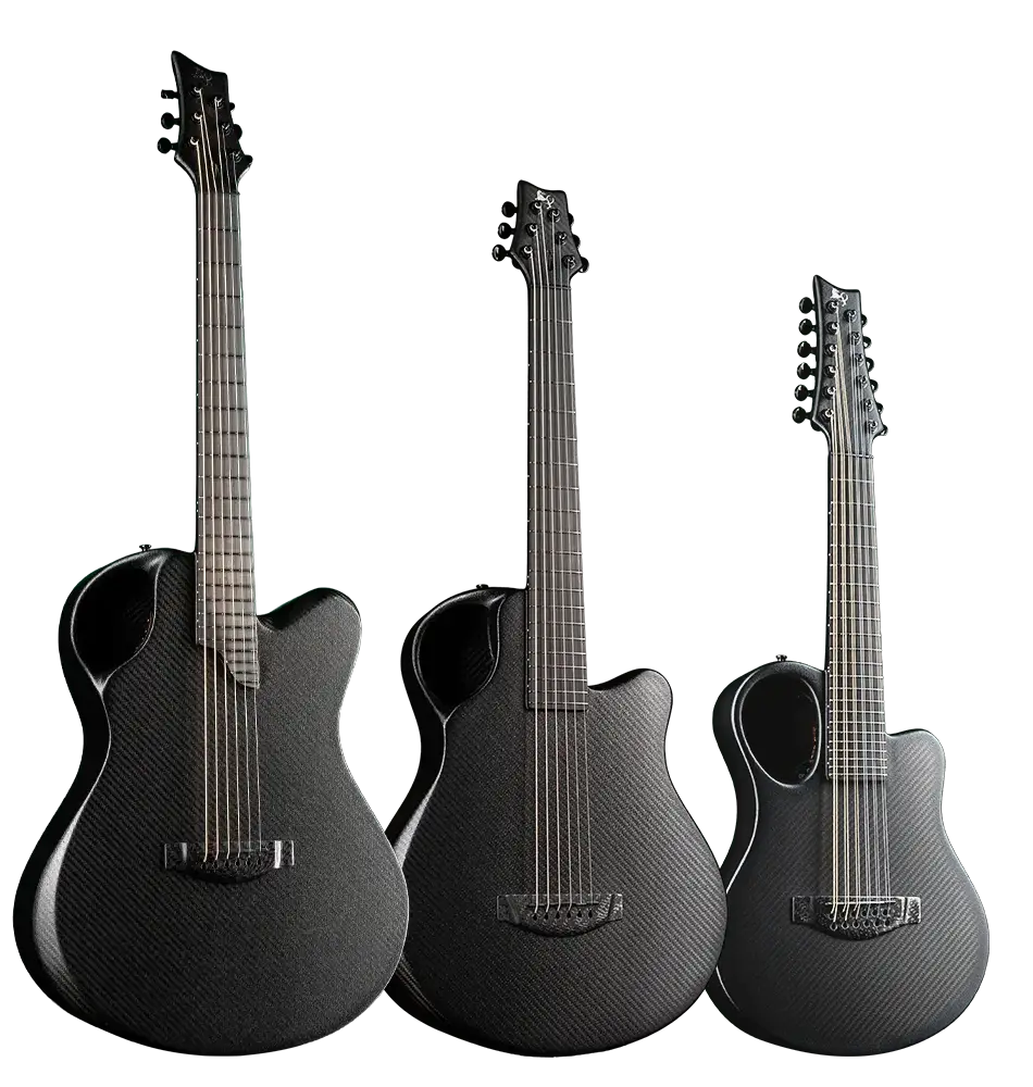 Black Opus range carbon fiber guitars
