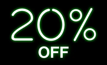20 Percent OFF Guitars