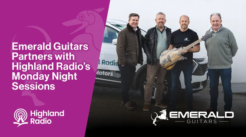 Emerald Guitars, Highland Radio Partnership, Monday Night Sessions