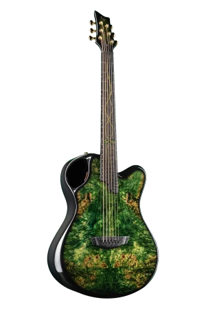 X20 Figured Maple Custom Green Stain