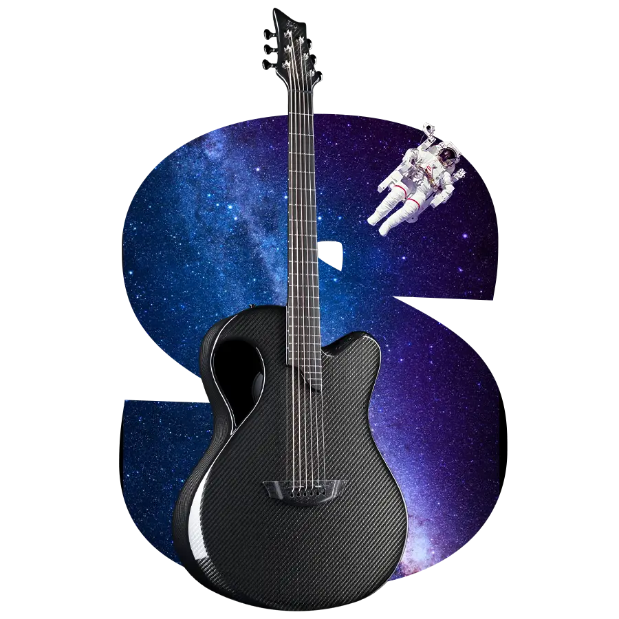 x20 hi tech carbon 6 string dreadnought emerald guiatrs