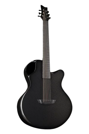 Black jumbo X30 Carbon fiber 6 string guitar