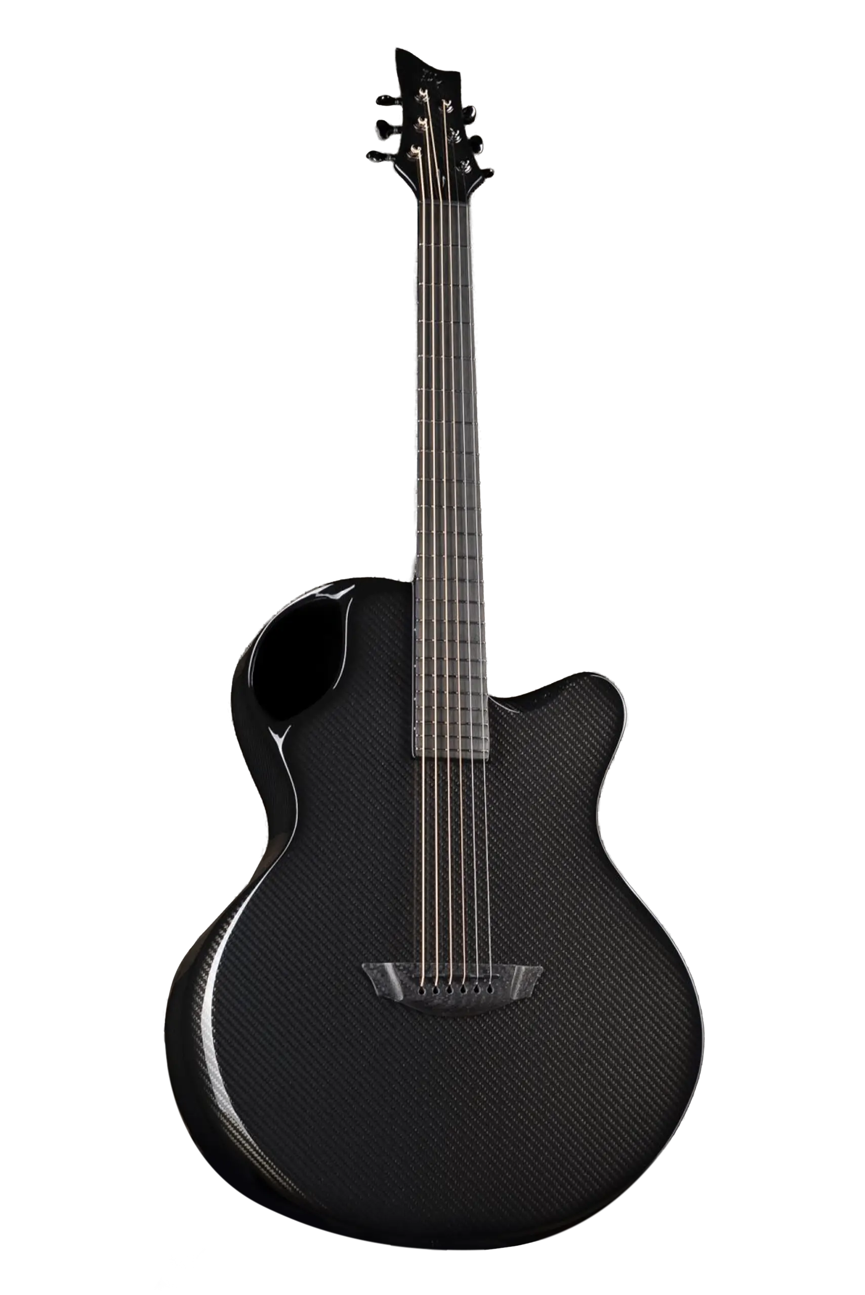 Black jumbo X30 Carbon fiber 6 string guitar