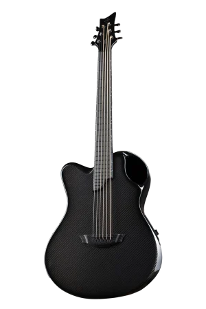 x20 6 string lefty carbon fiber black with hyvibe pickup