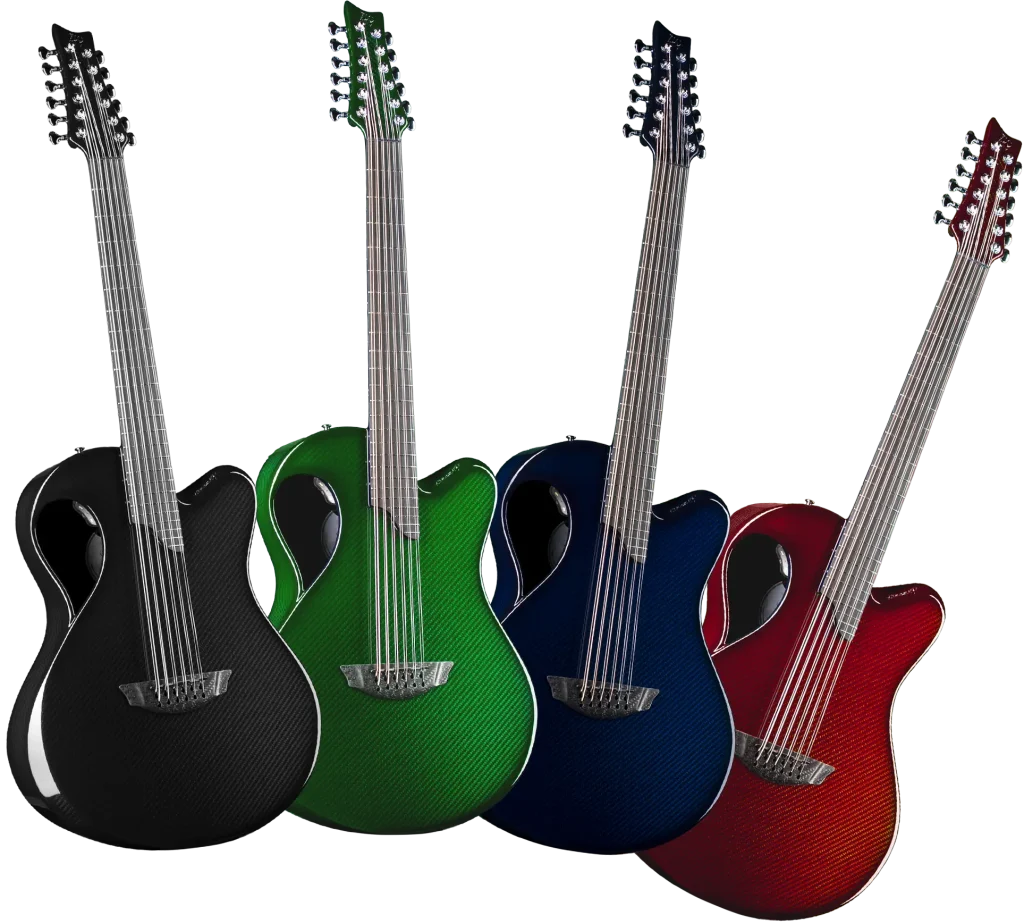 X20 12-string carbon fiber guitar colour selection