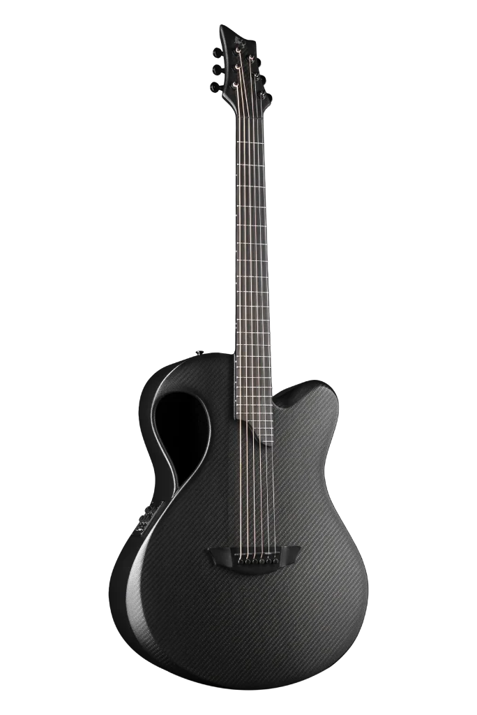 X20 Noir carbon fiber satin finish 6 string dreadnought guitar