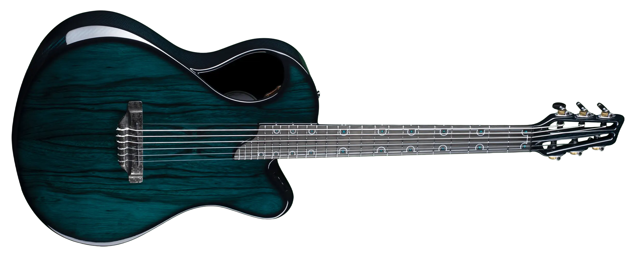 X20 Nylon 6 string carbon fiber emerald guitars