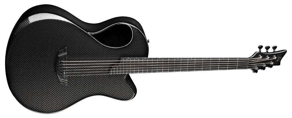 x20 third generation black carbon fiber Emerald guitars