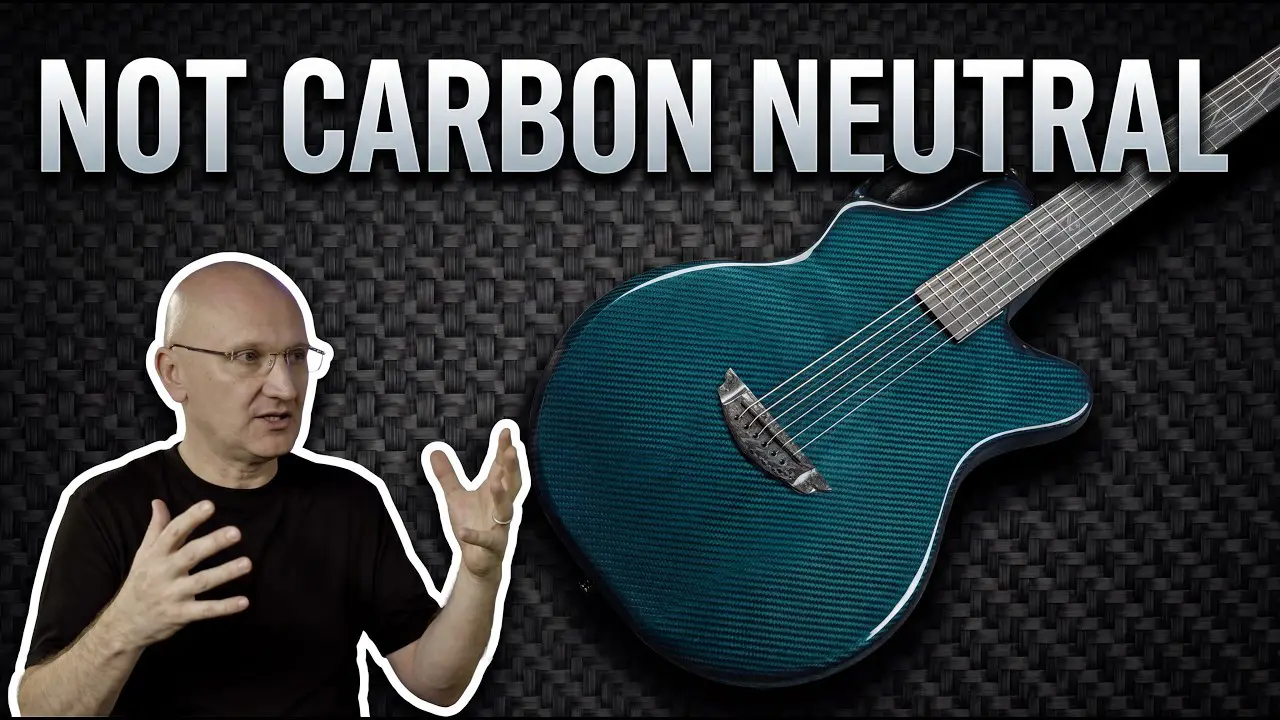 Henning Pauly reviewing the Emerald X30 carbon fibre jumbo acoustic guitar