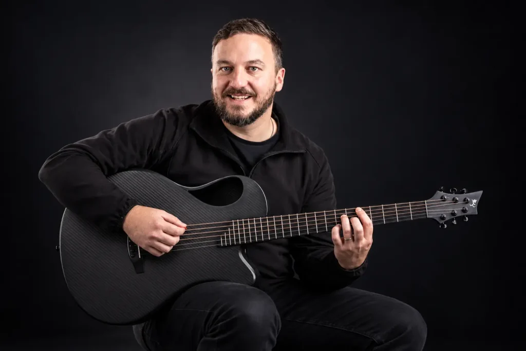 Kev from Noir by Emerald Guitars