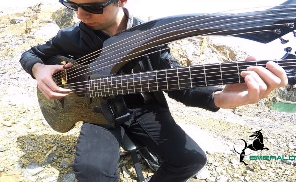 Jamie Dupuis harp guitar synergy Emerald Guitars